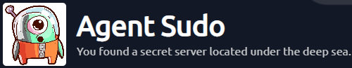 THM3 Agent Sudo